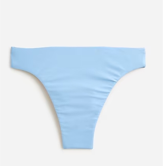 NWT J. Crew High-Rise Cheeky Bikini Bottom Size XL Blue Mist - Picture 1 of 9